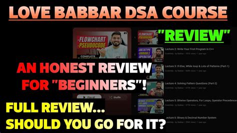 Love Babbar @CodeHelp DSA Course full REVIEW - YouTube