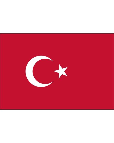 Turkey Flag 2 x 3 ft. Indoor Display or Parade Flag