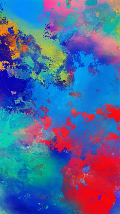 Blue splatter paint wallpaper - hromtheory