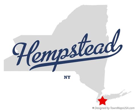 Map of Hempstead, NY, New York