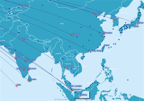 British Airways Route Map | Map Of Zip Codes