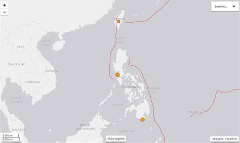 Earthquake Philippines Today Tsunami Warnings Marikina Fault
