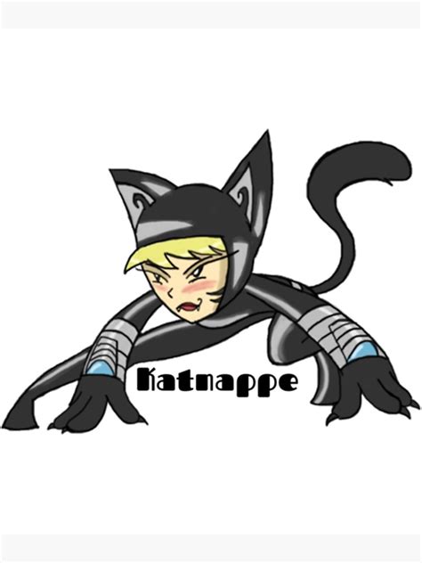 "Katnappe Cartoon " Poster for Sale by Pokeballs4Sale | Redbubble