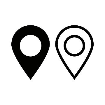 A Collection Of Location Pins Illustrated Location Information And Vectors Vector, Direction ...