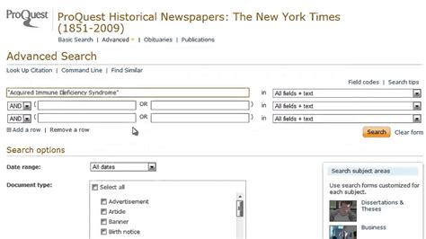 ProQuest Historical Newspapers: The New York Times - YouTube