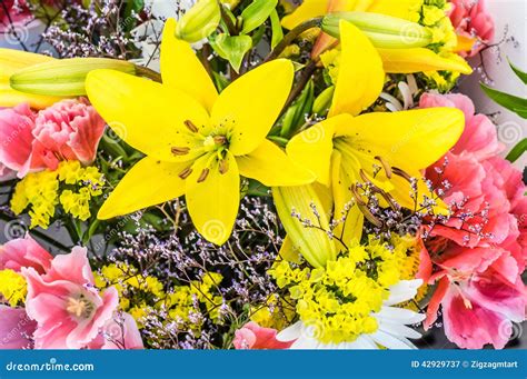 Bundle of Fresh Flowers at the Market Stock Image - Image of flower, flowers: 42929737