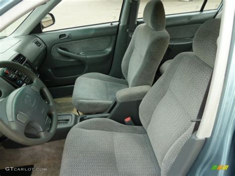 Gray Interior 1999 Honda Civic LX Sedan Photo #55854444 | GTCarLot.com