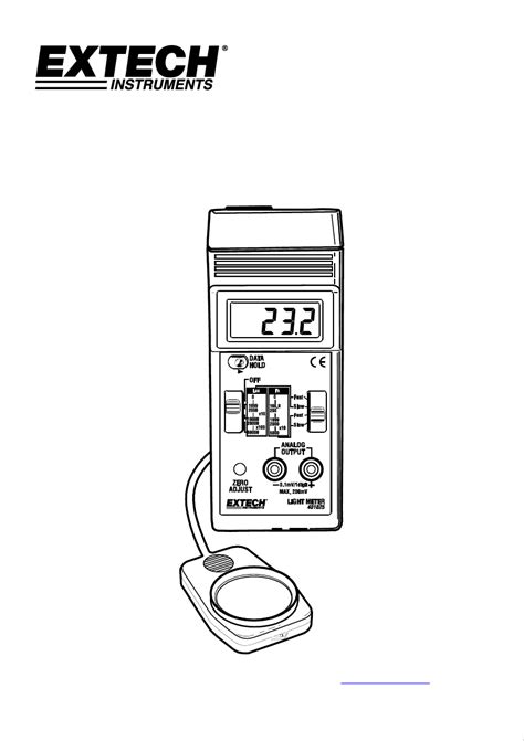 User manual Extech 401025 (English - 7 pages)