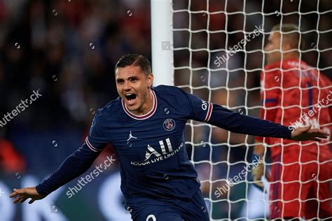 Mauro Icardi Psg Celebrates After Scoring Editorial Stock Photo - Stock ...