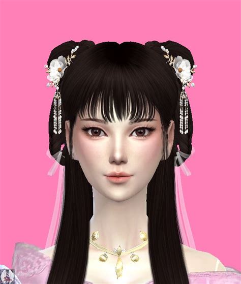 S-12 | Sims hair, Japanese hairstyle, Sims 4