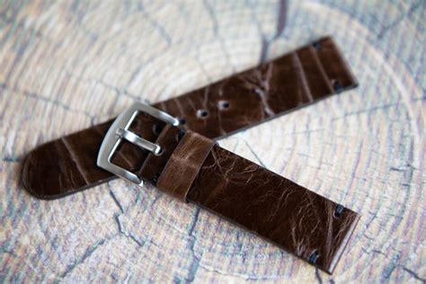 Vintage Leather Watch Strap Watch Strap Brown Wrist Watch Band - Etsy