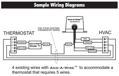 thermostat - Is it possible to use add-a-wire with my current configuration to add a C-Wire ...