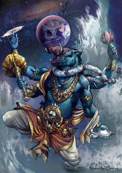 Varâha | Hindu mythology, Vishnu, Lord vishnu