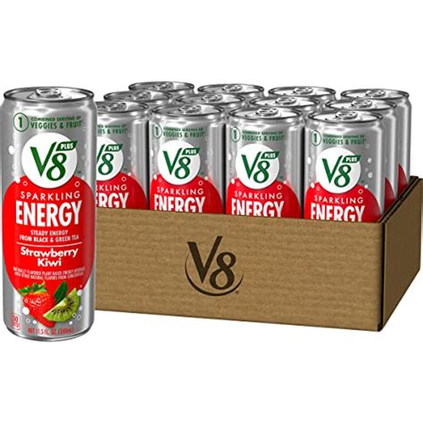 Caffeine in V8 +Energy Drink