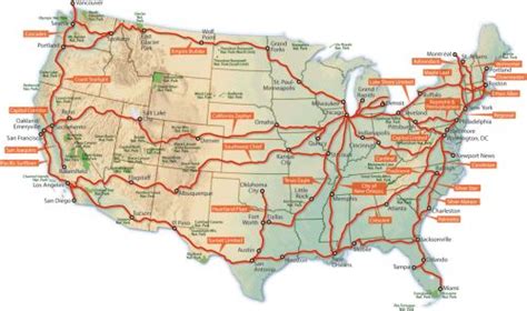 Maps on the Web | Amtrak, Train travel usa, Train across america