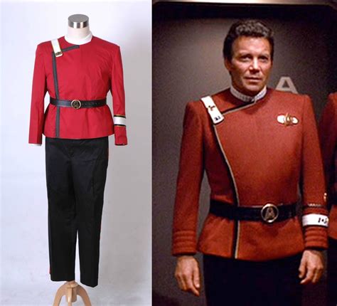 Star Trek Wrath of Khan Starfleet Krik Uniform Fullset Cosplay Costume Halloween #Unbranded # ...