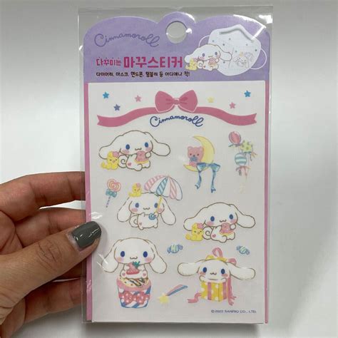 CINNAMON ROLL SANRIO CHARACTER STICKERS ARE SO ADORABLE FOR KIDS GIFT ...