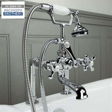 Vintage Clawfoot Tub Faucet w/ Handshower | Vintage Tub & Bath