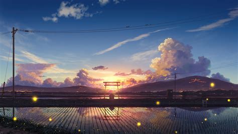 Anime Scenery Wallpaper 1366x768 - Anime Wallpaper HD