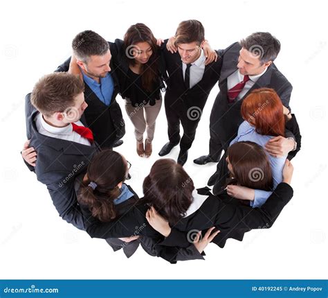 Business People Standing in Circle Stock Image - Image of background, businessman: 40192245