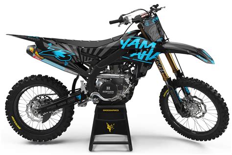 Yamaha ‘Crime Black’ Kit | Yamaha dirt bikes, Yamaha motocross, Custom dirt bike graphics