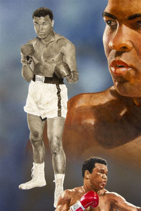 Lot Detail - Original Muhammad Ali Artwork for Legends Magazine Cover