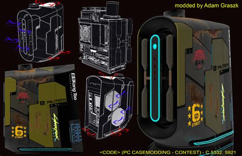 Cyberpunk pc case mod on Behance