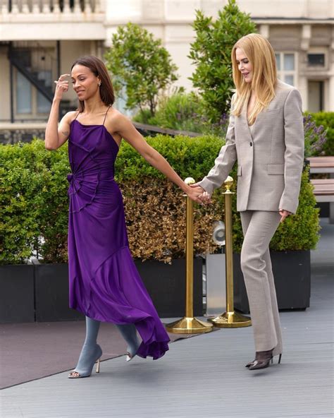 ZOE SALDANA and NICOLE KIDMAN at Special Ops Lioness Photocall in ...