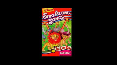 Digitized opening to Disney's SingAlong Song The Lion King: Circle Of Life (USA VHS) - YouTube