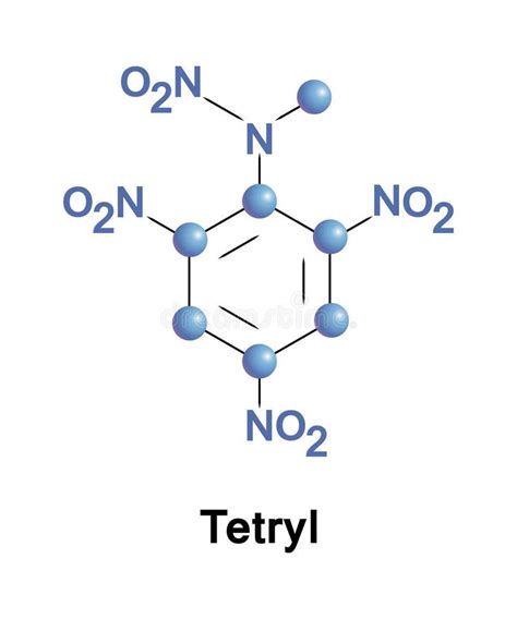Tetryl explosive compound stock vector. Illustration of detonator - 117547910
