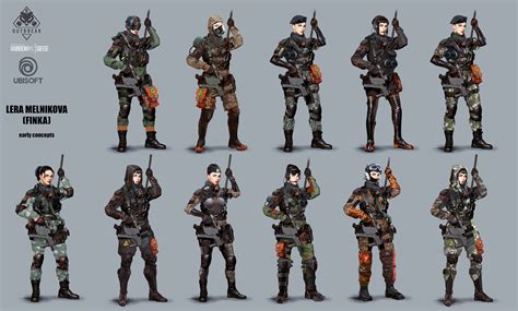 Official Concept art FINKA (more in comments) : r/Rainbow6