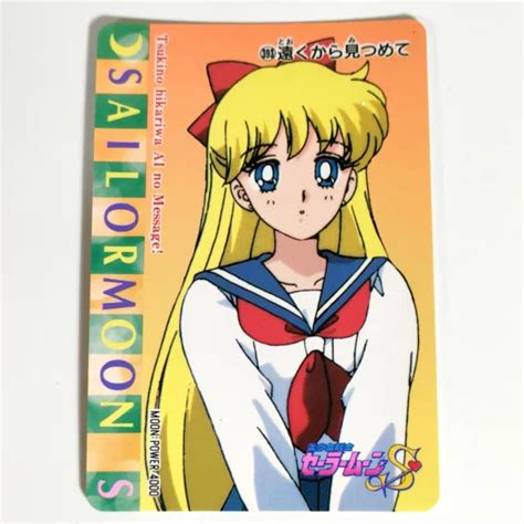 SAILOR MOON VENUS Aino Minako card Amada Japanese Anime japan #R53 $9. ...