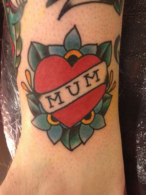 Old school mum heart Heart Tattoos Meaning, Mum Tattoo, 90’s Aesthetic, Classic Tattoo, Tattoos ...