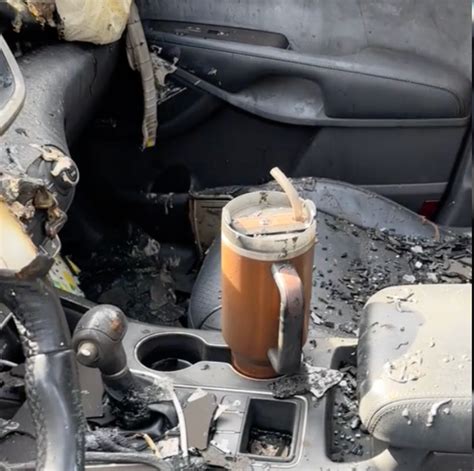 A Stanley Cup Was The Only Item To Survive A Devastating Car Fire