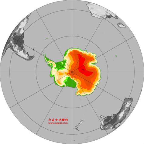 南极洲在地球上的位置图_世界地图_初高中地理网