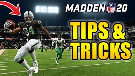 The 20 Tips & Tricks You NEED To Know Before You Play MADDEN! - YouTube