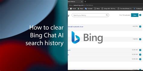 How to clear Bing Chat AI search history | iThinkDifferent