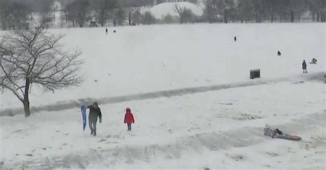 Storm ends nearly 2-year-long snow drought in Baltimore - CBS News