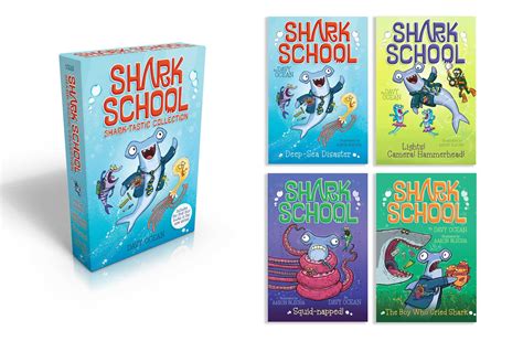 Shark School Shark-tastic Collection Books 1-4 | Book by Davy Ocean, Aaron Blecha | Official ...