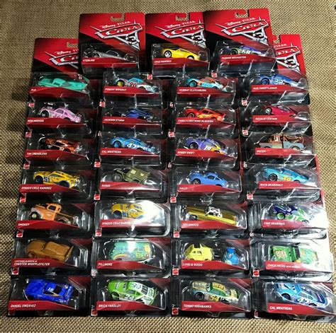 NEW Disney Pixar Cars 3 Movie Mattel Diecast LOT of 31 Different ...