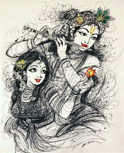 Pin by Anjanie Manohar on KrishnA | Krishna radha painting, Krishna drawing, Krishna art