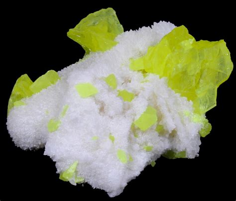 2.4" Sulfur Crystals on Aragonite - Italy (#39016) For Sale - FossilEra.com