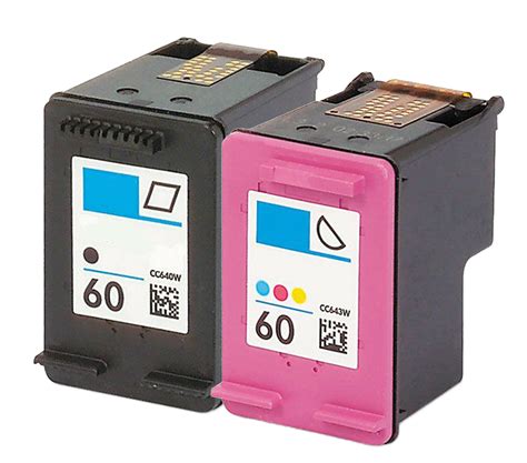 Compatible HP 60 Color and Black Ink Cartridge - 2 Pack-716