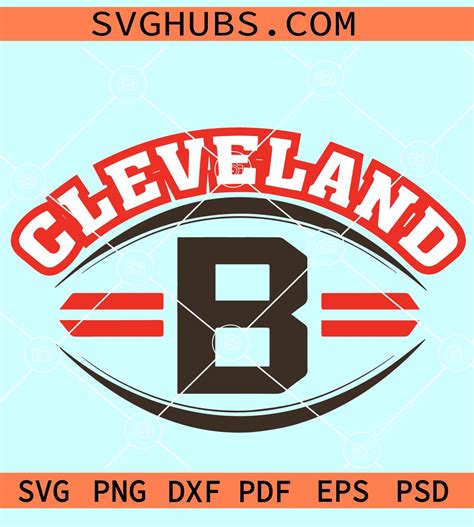 Cleveland Browns Football SVG, Cleveland Browns svg, Cleveland Browns ...