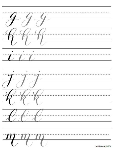 Modern Calligraphy Practice Worksheets Lowercase Letters - Etsy ...