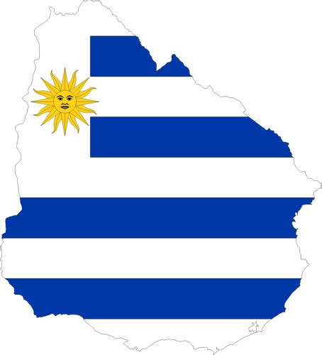 Flag Of Uruguay Map Png Clipart Area Artwork Blank Map Clip Art | Images and Photos finder