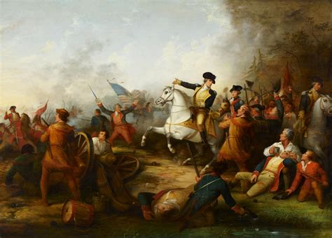 Washington at the Battle of Princeton January 3, 1777 / Unknown ...