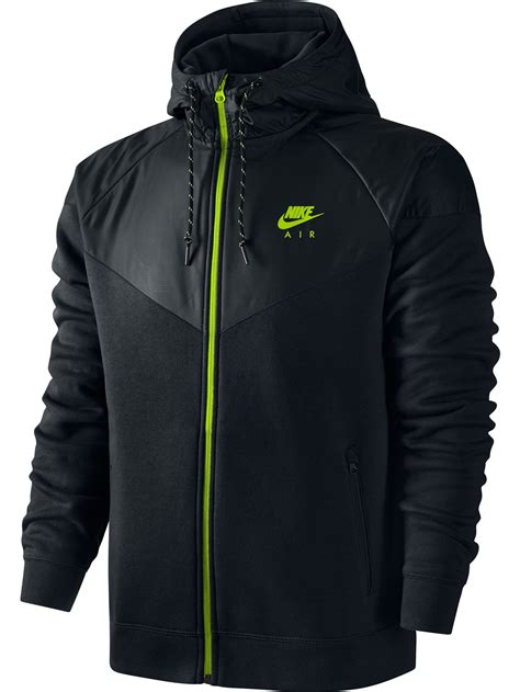 Nike - Nike Hybrid Fleece Men's Windrunner Jacket Black/Volt 688773-010 (Size XL) - Walmart.com ...