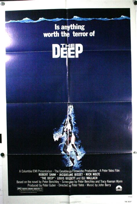 THE DEEP, Original Jaqueline Bisset Vintage Film Poster - Original Vintage Movie Posters