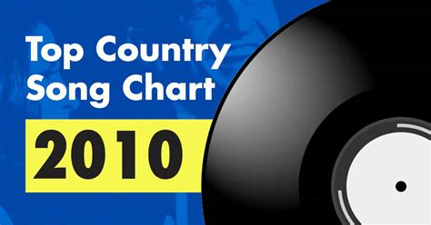 Top 100 Country Song Chart for 2010